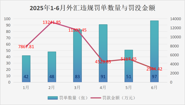 凤凰策略 2025年上半年外汇局罚单统计（附典型案例）